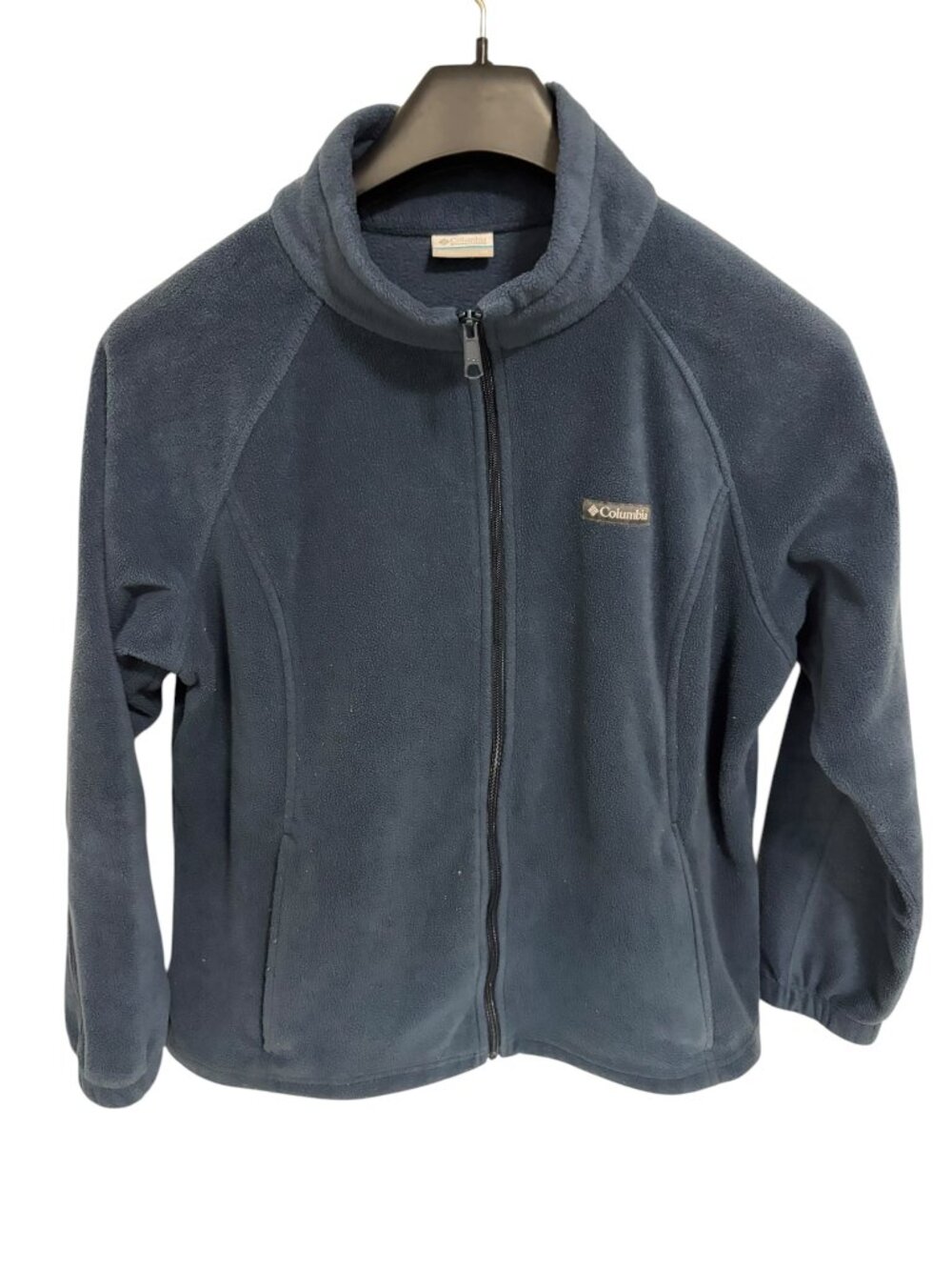 Columbia Fleece Jacket Full Zip Womens Size XXL Outdoors Navy Blue